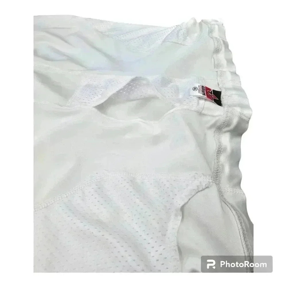Alleson Adult 5 Pocket Football Girdle w/ Elastic Waistband White NIP #695l  4XL - Picture 2 of 9